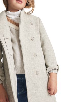 Reiss Mia Jr. Wool Blend Coat in Grey