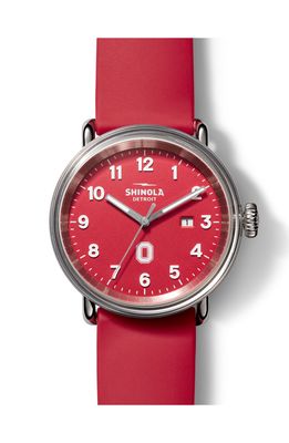 Shinola Detrola Silicone Strap Watch