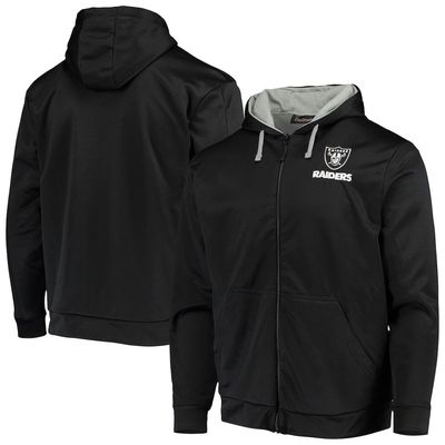 Men's Dunbrooke Black/Gray Las Vegas Raiders Apprentice Full-Zip Hoodie
