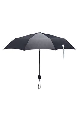 ShedRain Stratus Compact Umbrella in Black/Black Matte
