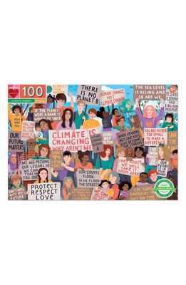 eeBoo Climate March! 100-Piece Puzzle in Multi