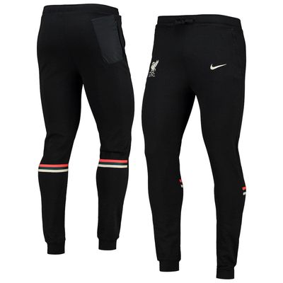 Men's Nike Black Liverpool Travel Fleece Performance Pants