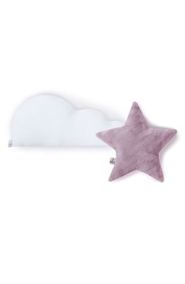 Oilo Lavender Star & White Cloud Pillow Set