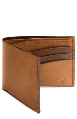 Ezra Arthur No. 8 Leather Wallet in Whiskey