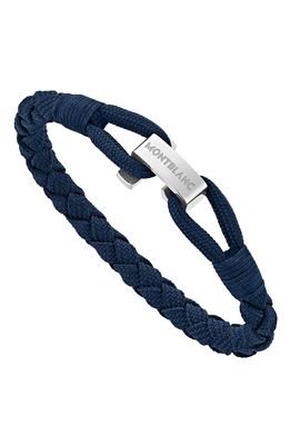 Montblanc Nylon & Steel Bracelet in Blue