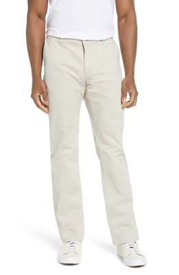 Cutter & Buck Voyager Classic Fit Stretch Cotton Chinos in Nickel