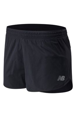 New Balance Accelerate Running Shorts in Black