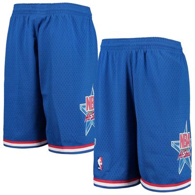 Youth Mitchell & Ness Blue NBA All-Stars Hardwood Classics Swingman Shorts