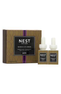 NEST New York Pura Smart Home Fragrance Diffuser Refill Duo in Moroccan Amber