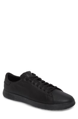 Cole Haan GrandPro Low Top Sneaker in Black/Black Leather