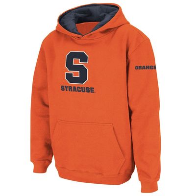 Youth Stadium Athletic Orange Syracuse Orange Big Logo Pullover Hoodie