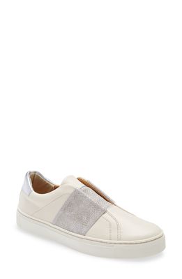 The FLEXX Commuter Sneaker in Ivory/Canna Cristallo Leather