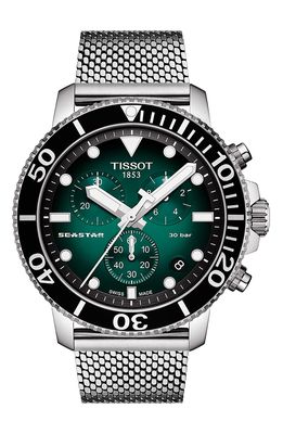 Tissot Seastar 1000 Chronograph Mesh Bracelet Watch