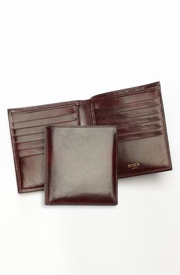 Bosca Old Leather Card Wallet in Dark Brown