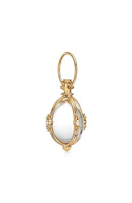 Temple St. Clair 18K Diamond Classic Amulet Pendant in Yellow Gold