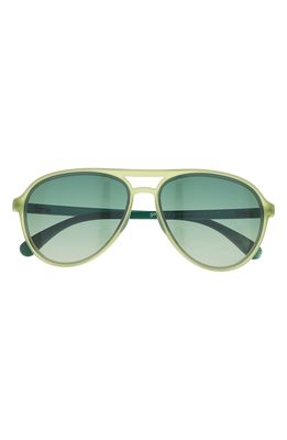 goodr Buzzed on the Tower Aviator Sunglasses in Lime Green/blue
