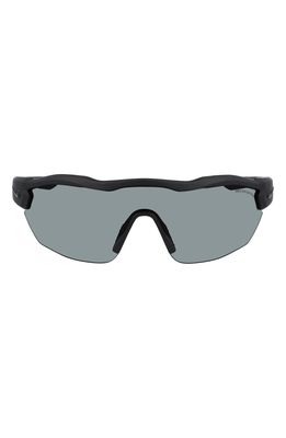 Nike Show X3 Elite 61mm Wraparound Sunglasses in Matte Black/Grey/Grey