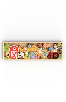BeginAgain Toys The Farm A to Z Puzzle in Multi