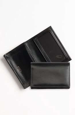Bosca Old Leather Gusset Wallet in Black