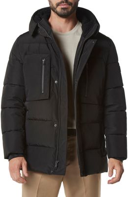 Marc New York Yarmouth Water Resistant Puffer Jacket in Black
