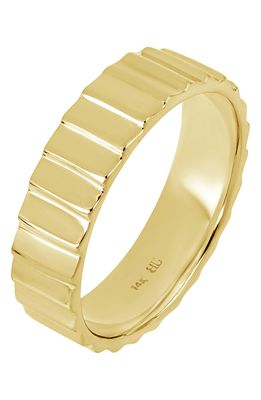 Bony Levy 14K Gold Scalloped Band in 14K Yellow Gold