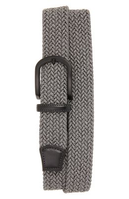 Torino Braided Melange Belts in Grey