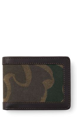Filson Outfitter Wallet in Green Camo