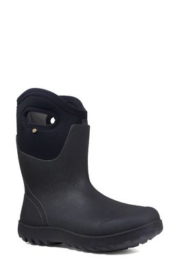 Bogs Neo Classic Mid Waterproof Rain Boot in Black