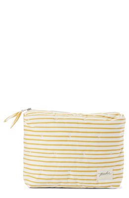 Pehr Water Resistant Coated Organic Cotton Pouch in Marigold
