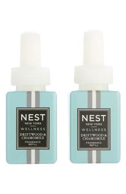 NEST New York Pura Smart Home Fragrance Diffuser Refill Duo in Driftwood And Chamomile