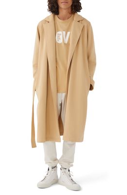 HUMAN NATION Gender Inclusive Unity Organic Cotton Blend Long Coat in Camel