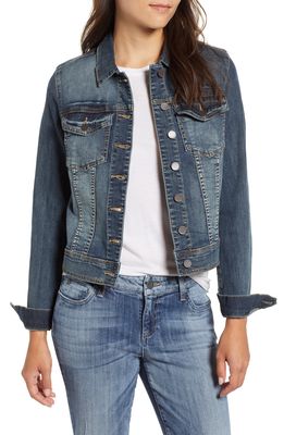 KUT from the Kloth Helena Denim Jacket in Liberal