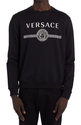 Versace Medusa Logo Sweatshirt in Black