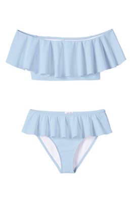 Stella Cove Ruffle Two-Piece Swimsuit in Blue