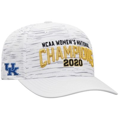 Men's Top of the World White Kentucky Wildcats 2020 NCAA Women's Volleyball National Champions Locker Room Adjustable Hat