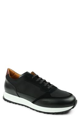 Bruno Magli Holden Sneaker in Black/Black Nylon