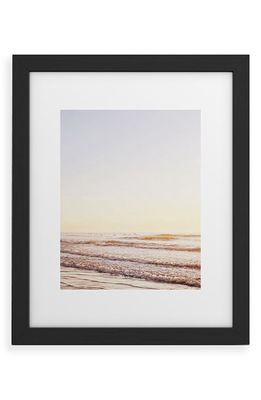 Deny Designs Sun Splash Framed Wall Art in Black Frame 18X24