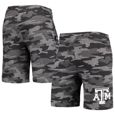 Men's Concepts Sport Charcoal/Gray Texas A & M Aggies Camo Backup Terry Jam Lounge Shorts