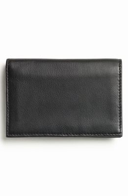 Bosca Leather Card Case in Black