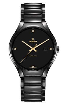 RADO True Automatic Diamond Ceramic Bracelet Watch
