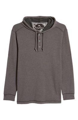 Tommy Bahama Regular Fit Dude Isle Pullover Hoodie in Coal