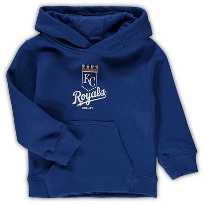 Outerstuff Toddler Royal Kansas City Royals Primary Logo Team Pullover Hoodie
