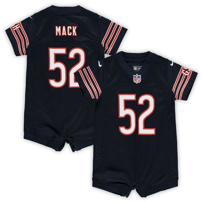 Infant Nike Khalil Mack Navy Chicago Bears Romper Jersey