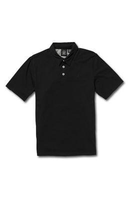 Volcom Kids' Wowzer Polo in Black