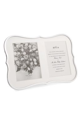 kate spade new york 'crown point' double invitation frame