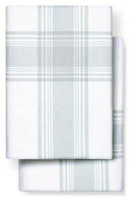 Boll & Branch Shore Classic Set of Two Organic Cotton Flannel Pillowcases
