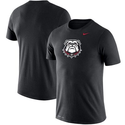 Men's Nike Black Georgia Bulldogs School Logo Legend Performance T-Shirt