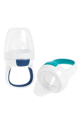 OXO 2-Pack Tot Silicone Self-Feeders in Multi- Navy/Teal