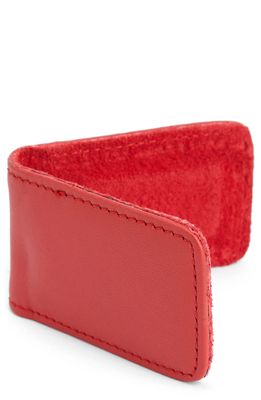ROYCE New York Leather Money Clip in Red
