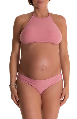 Pez D'Or Eva Ibiza Two-Piece Maternity Swimsuit in Pink